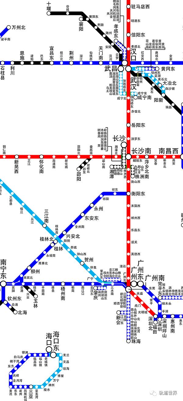 全国最新高铁线路图全景解析